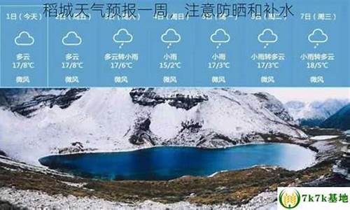 稻城天气预报15天景区天气_稻城天气预报