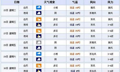 合肥未来十天天气预报15天_合肥未来十天