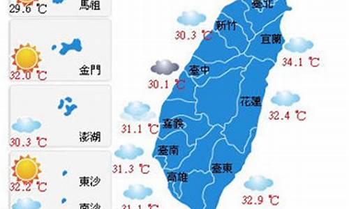 台湾台中天气预报_台湾台中天气预报7天