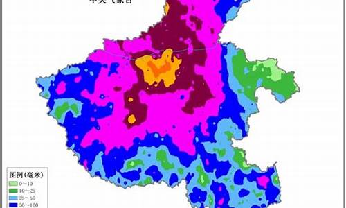 河南近一周天气降雨分布_河南这几天的降雨量